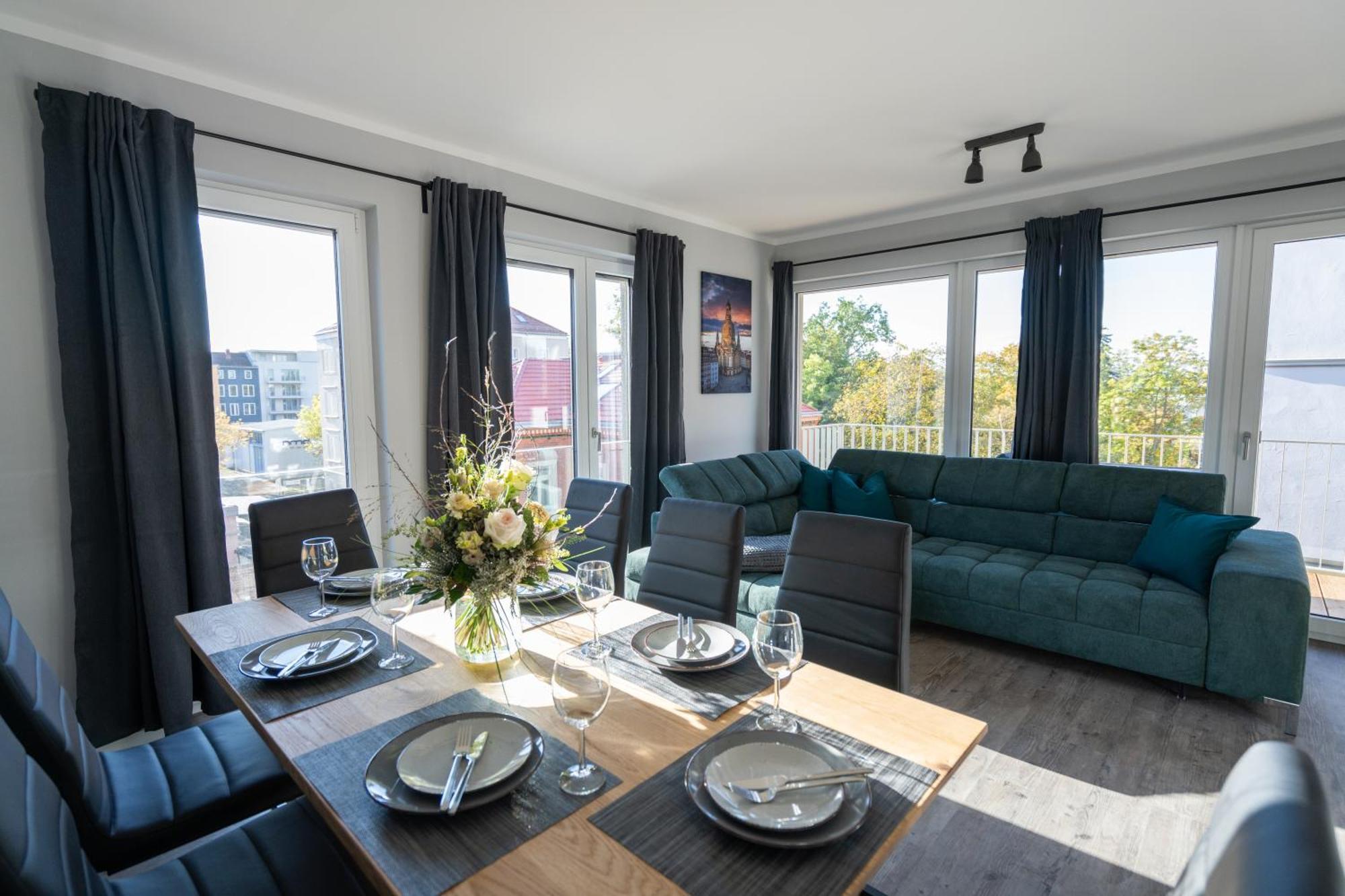 Supreme City Dream Mit Terrasse Und Parkplatz - 110M² Dresden Ngoại thất bức ảnh